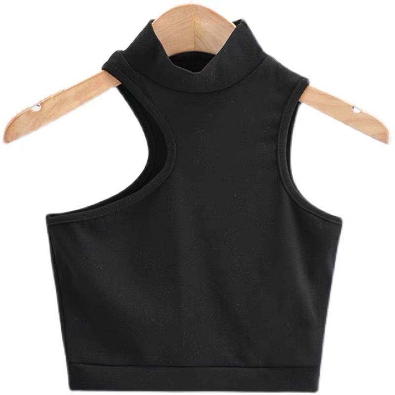 Áo Croptop Nữ Khoét Ngực Cổ Cao - Tharo Clothing [AO00037]
