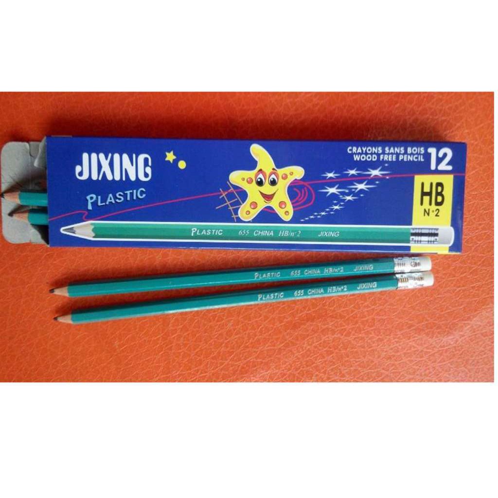 Combo 12 Cây bút chì nhựa 2B