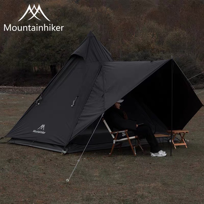 Lều Cắm Trại Ngoài Trời Dành Cho 4-6 Người -Lều kim tự tháp Ấn Vidalido, MoutainHike Chống Nước Rộng Rãi Thoáng Mát