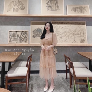 Váy hoa trà như ảnh
