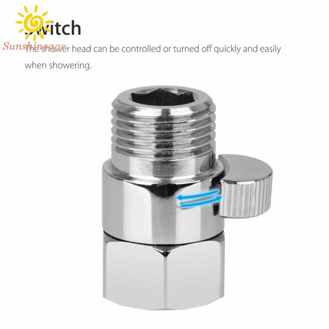 Valve Shut-OFF Shower Accessories Tool Parts Professional Replacement Silver G1/2&quot; Quick Control Valve Durable