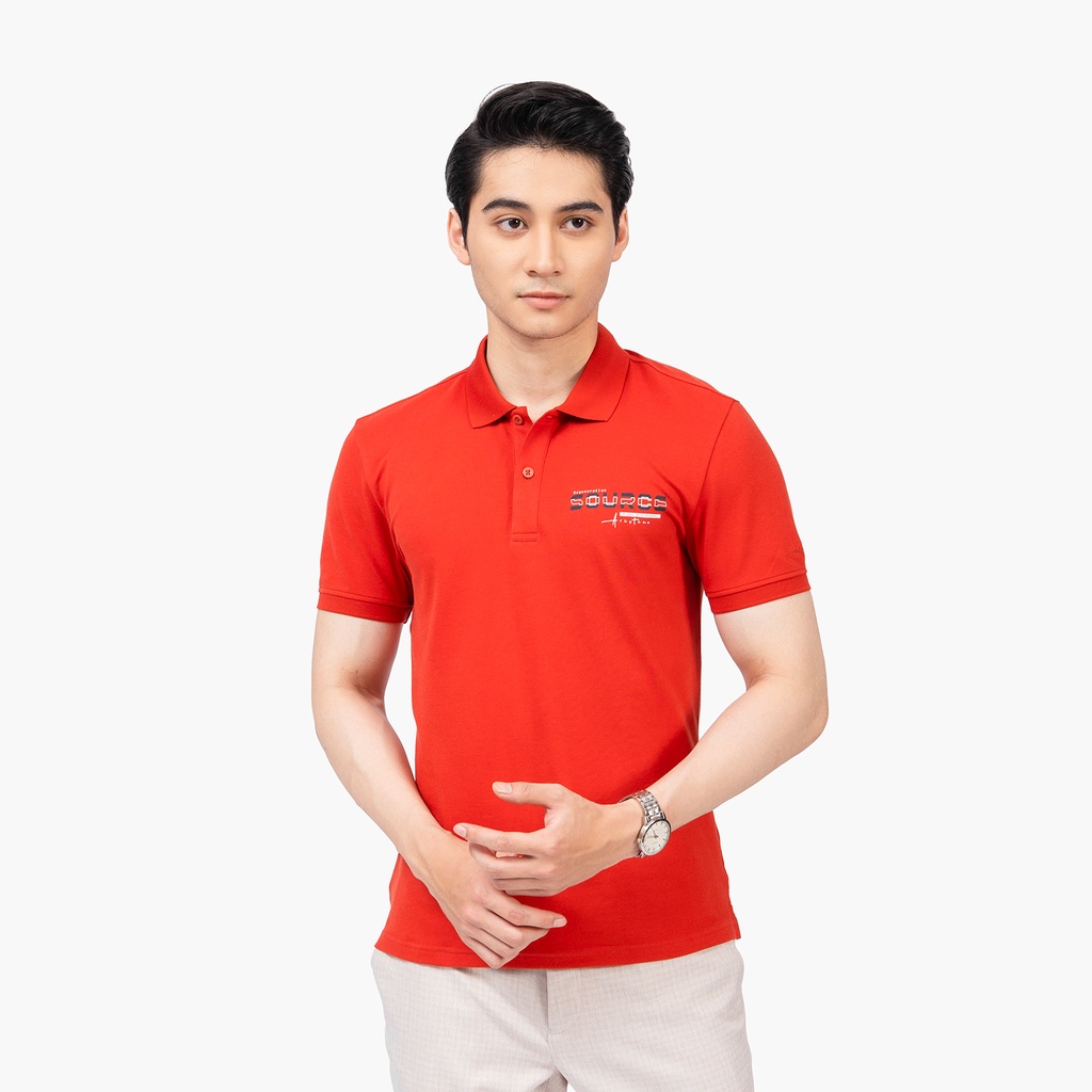 Áo polo nam ngắn tay ARISTINO dáng khỏe khoắn, lịch sự, sợi vải có tác dụng kháng khuẩn hiệu quả -  APS028S2