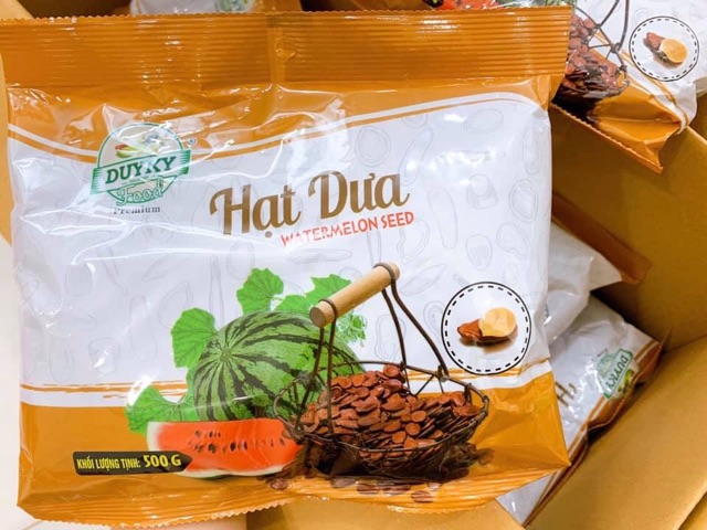 Hướng dương. Hạt Bí . Hạt dưa đóng gói 500g Duy Ký