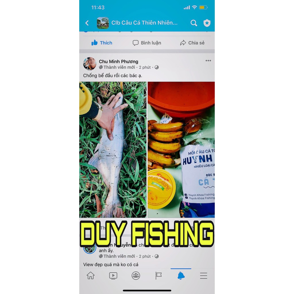 Combo 3kg cám câu cá Huỳnh Khoa   - DUY FISHING phân phối