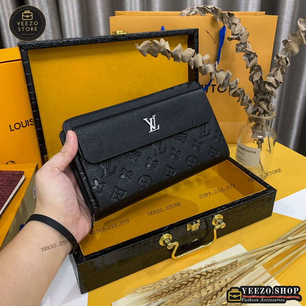 Ví Cầm Tay Da Thật Dự Tiệc Cao Cấp G001 - YEEZO.STORE - Túi Clutch Cầm Tay Nam Nữ Cao Cấp Sang Trọng