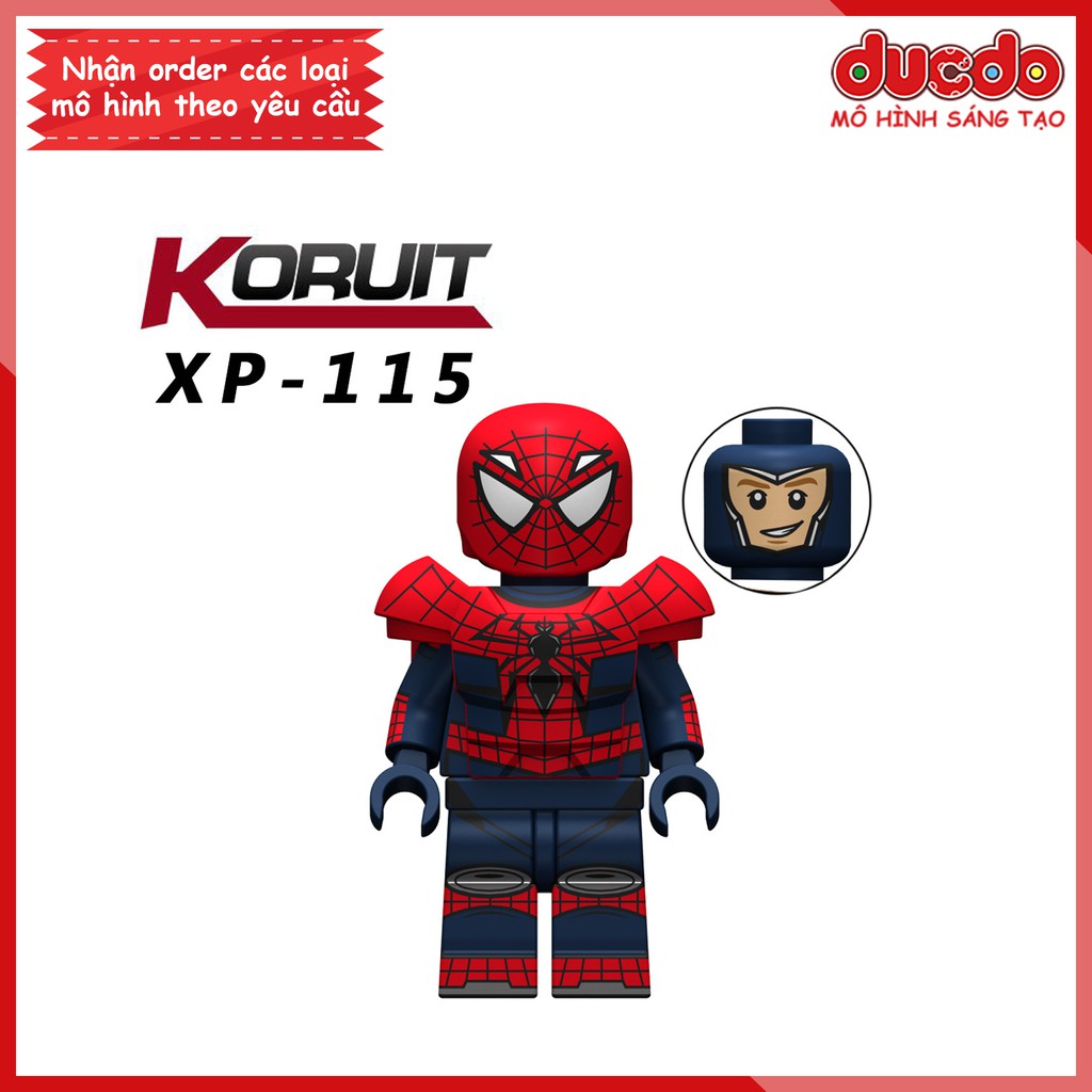 Minifigures các nhân vật Spider man siêu chất - Đồ chơi Lắp ghép Xếp hình Mini Iron Man Mô hình KT1016