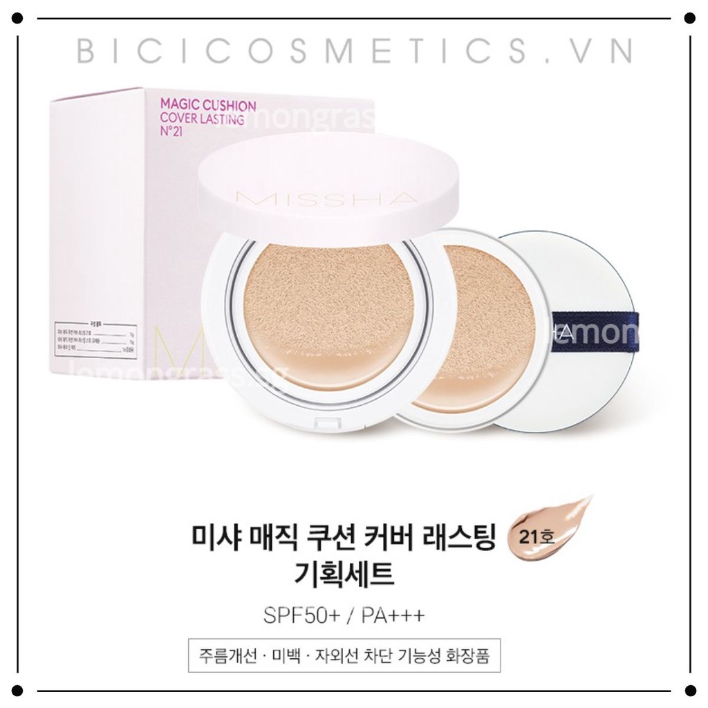 Phấn nước Missha M Magic Cushion Cover Lasting
