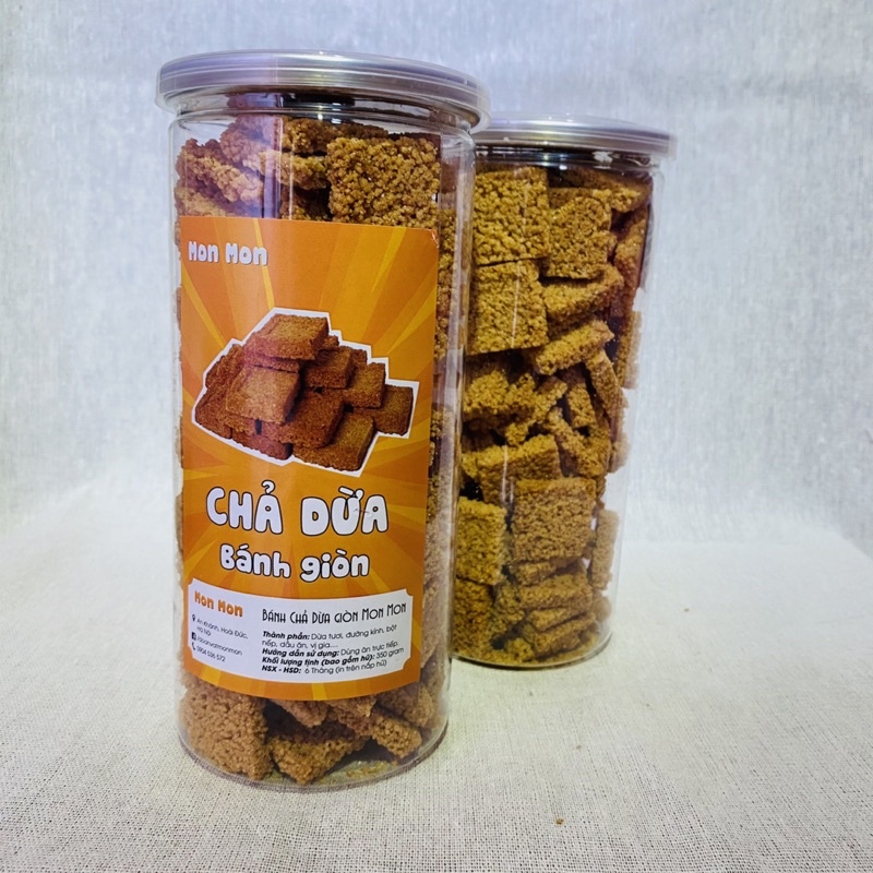 CHẢ DỪA 350gr MonMon Food - đồ ăn vặt Hà Nội