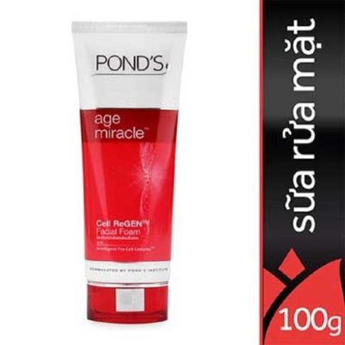 Sữa rửa mặt ngăn ngừa lão hóa Pond's Age Miracle đỏ Thái Lan