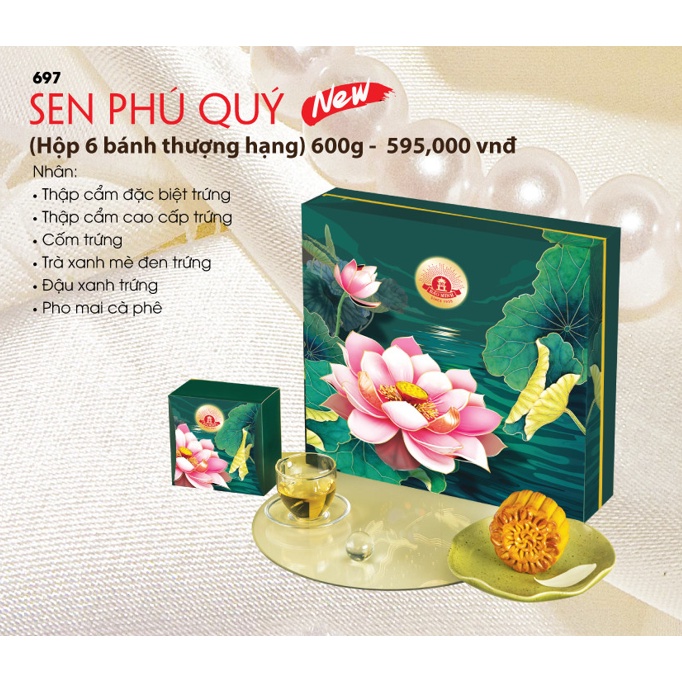 Hộp bánh trung thu truyền thống Bảo Minh- Sét quà thượng hạng trung thu đoàn viên