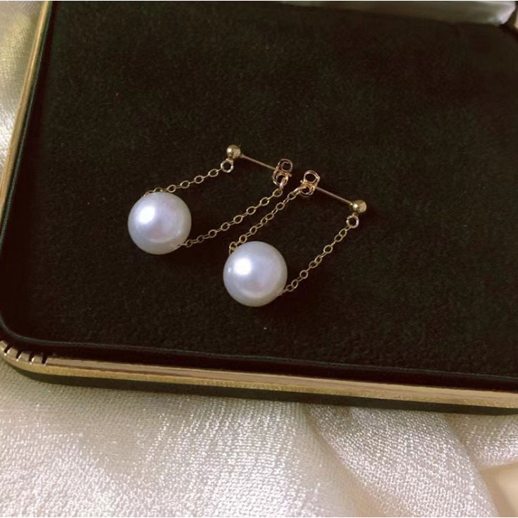 Bông Tai Nữ Titan Không Rỉ Trái Châu Tòn Ten TT 4120