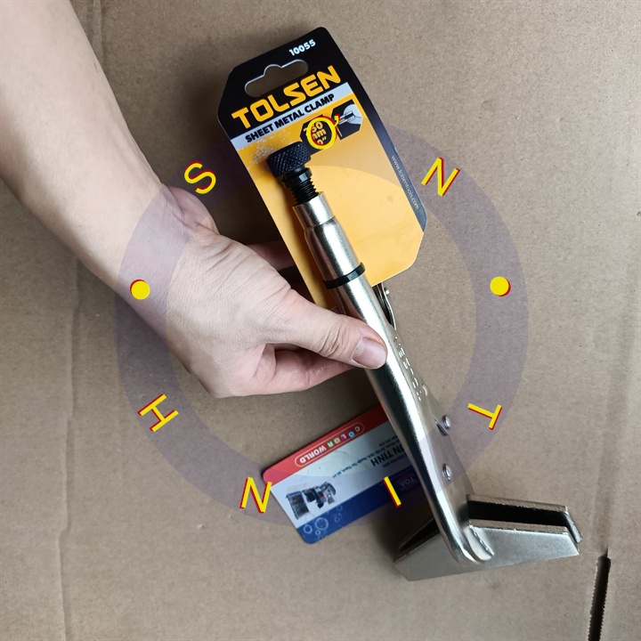 Kìm bấm kẹp Tolsen 10055 10'',250mm phủ Nikel bề mặt