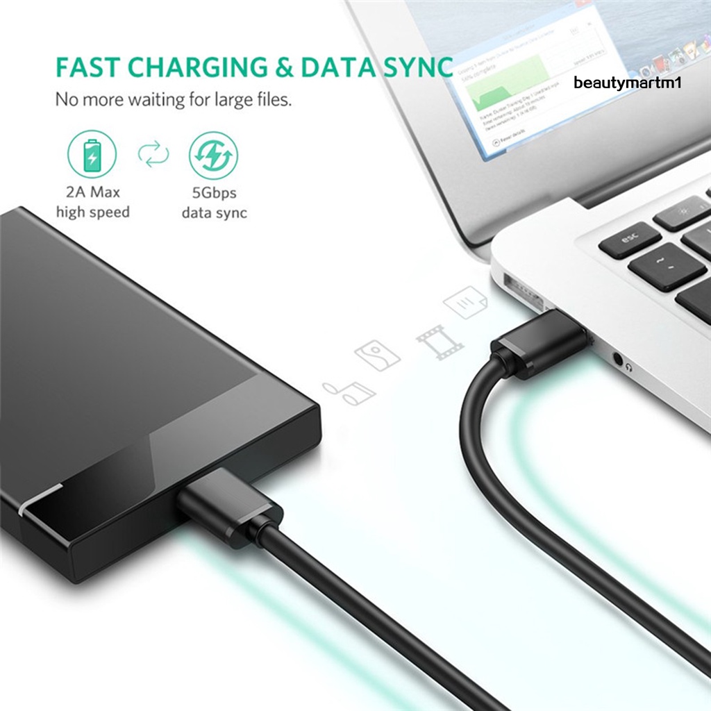 Dây Cáp Dữ Liệu Pvc Usb 3.0 Tốc Độ Cao 50cm / 100cm Cho Ổ Cứng Máy Tính | BigBuy360 - bigbuy360.vn