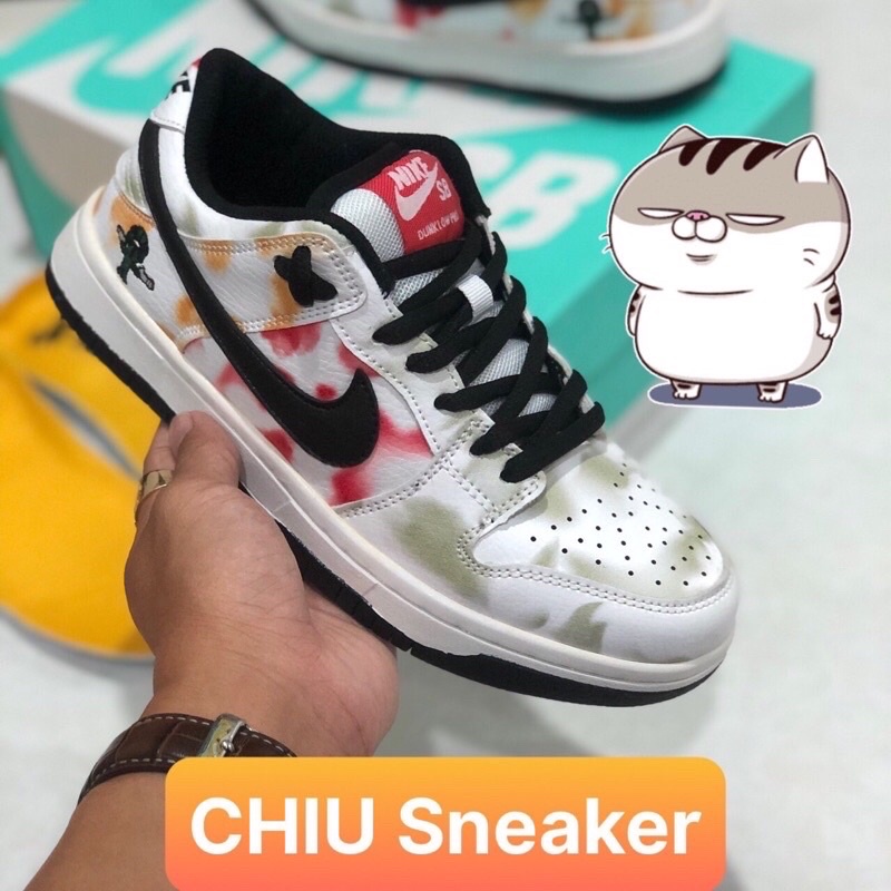 Giày Sneaker Sb dunk cổ thấp màu loan phiên bản cao cấp giày thể thao Jordan 1 cổ thấp