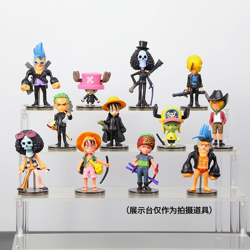 Set 12 Mô Hình Nhân Vật Luffy Trong One Piece Trang Trí