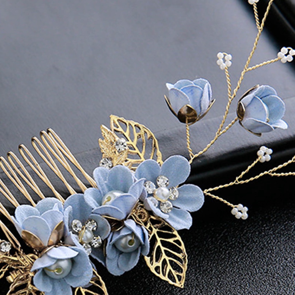 Lược cài tóc hình hoa lá xinh xắn cho nữ