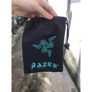 Túi đựng chuột/ tai nghe/ điện thoại/ pin sạc dự phòng, nhỏ gọn đa năng logo Razer