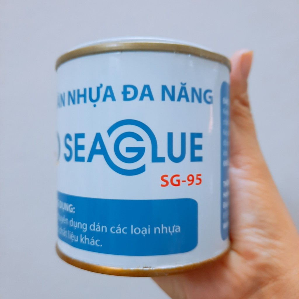 [MUA KEO TẶNG DỤNG CỤ DÁN] Keo dán nhựa đa năng, Keo Seaglue SG 95 trong suốt