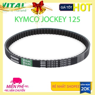 Hàng chuẩn - Giá tốt - Dây curoa Kymco Jockey 125 hiệu VITAL - Dây curoa VITAL chính hãng, hàng Thái lan chất lượng cao