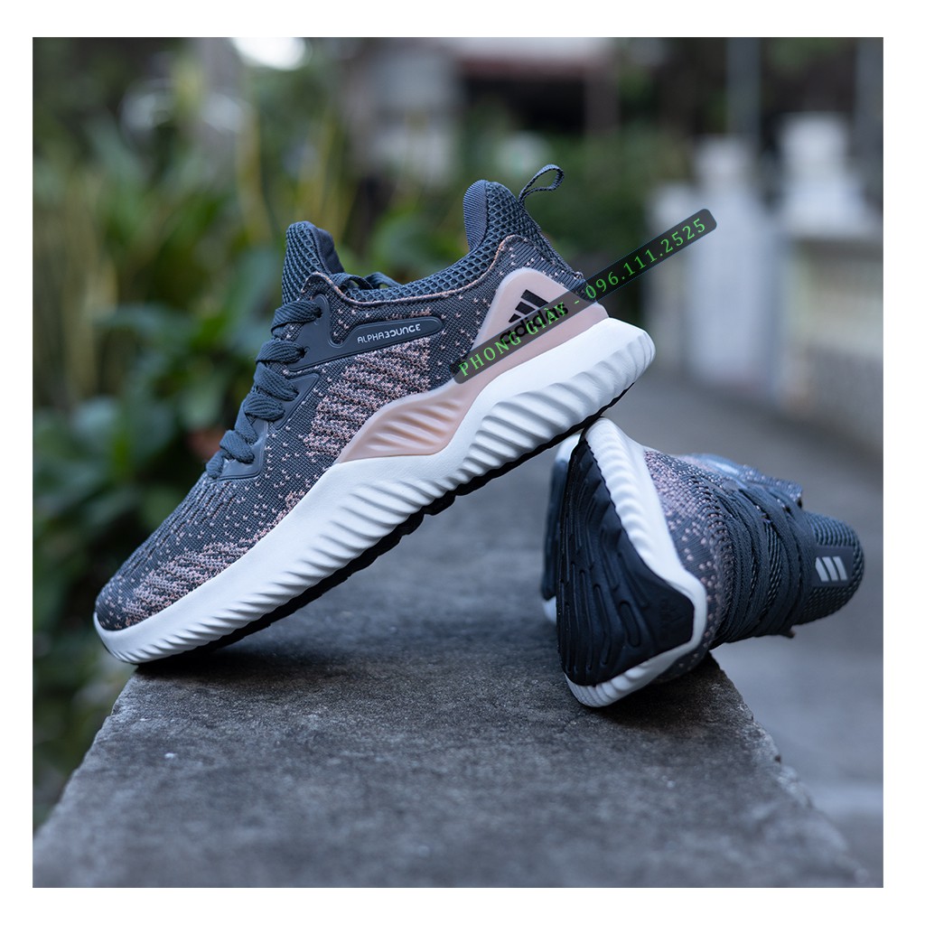 Giày sneaker nữ giày thể thao nữ alphabounce muối tiêu (03 màu)