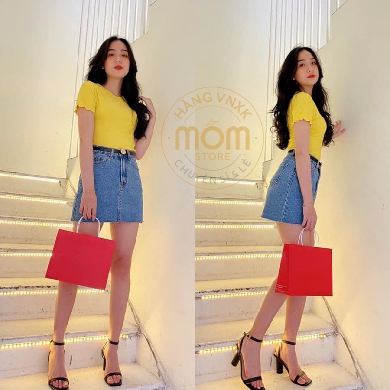 Chân váy Jean Xuất Xịn Siêu Vintage [ ẢNH THẬT ] | BigBuy360 - bigbuy360.vn