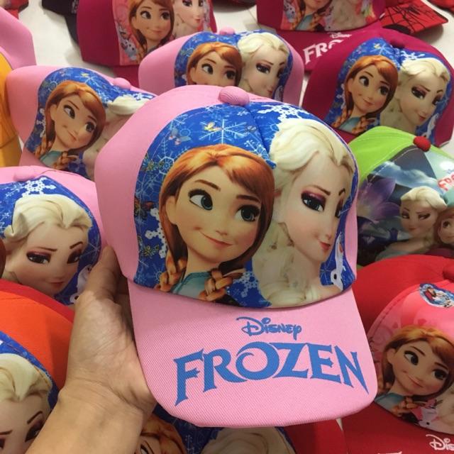 Mũ Siêu Nhân Cho Bé Trai, Mũ Công Chúa Cho Bé Gái, mũ in hình siêu nhân có quai dán tiện lợi cho bé