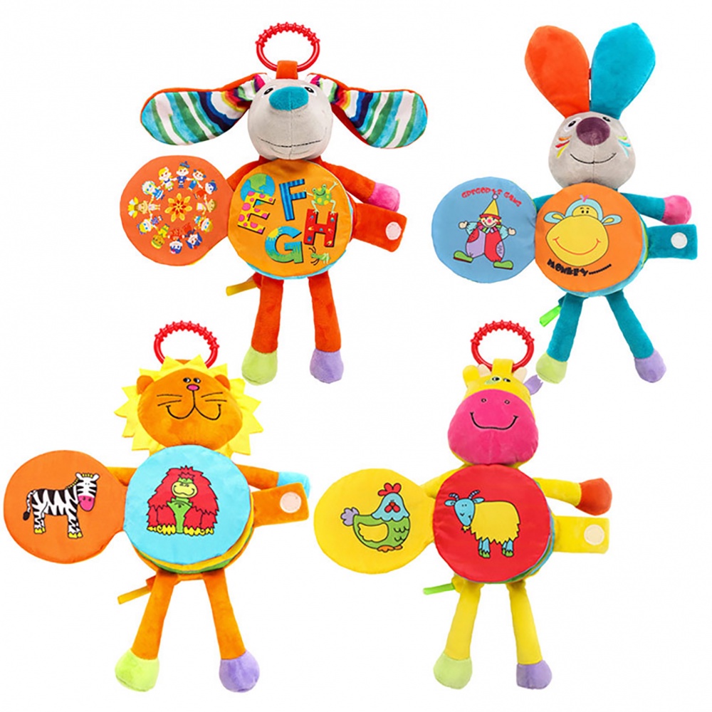 Sách Đồ Chơi Bằng Vải Mềm Mại Dành Cho Trẻ Em 0-36M