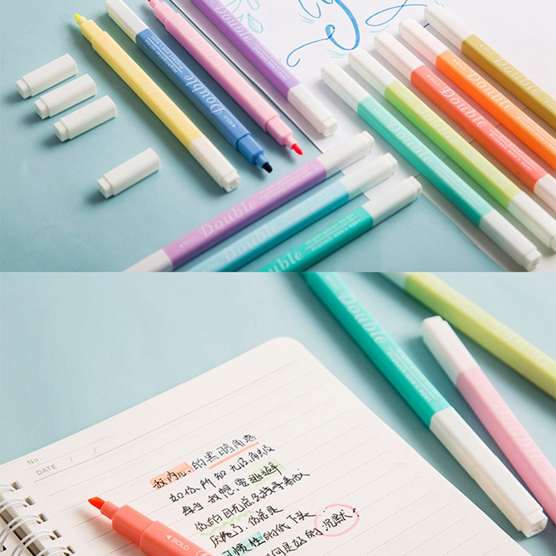 Set Bút Vẽ Hai Đầu Tròn/Vuông 868 Màu Sắc