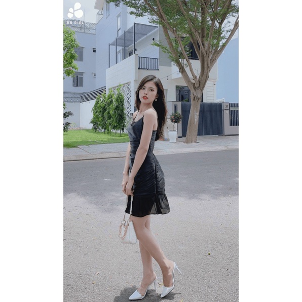 Đầm Body 2 Dây Chất Tơ Sống Có Mút Ngực Mặc Đẹp Tôn Dáng [NEW UNISEX]