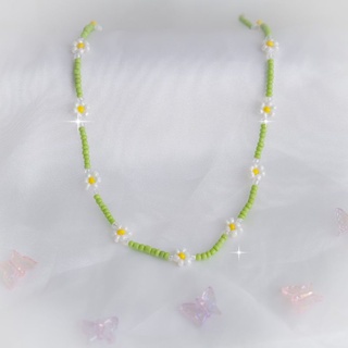 Choker hạt cườm hoa cúc dễ thương