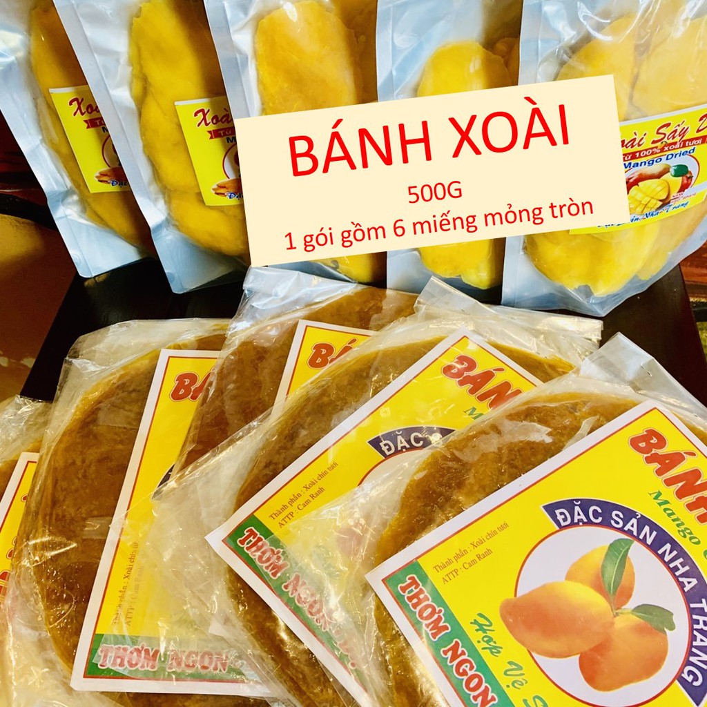 Bánh xoài Nha Trang | 500G Bánh Xoài dẻo Loại 1 | Hàng loại 1 | Chuẩn VSATTP | Đồ ăn vặt | Đặc sản | BigBuy360 - bigbuy360.vn