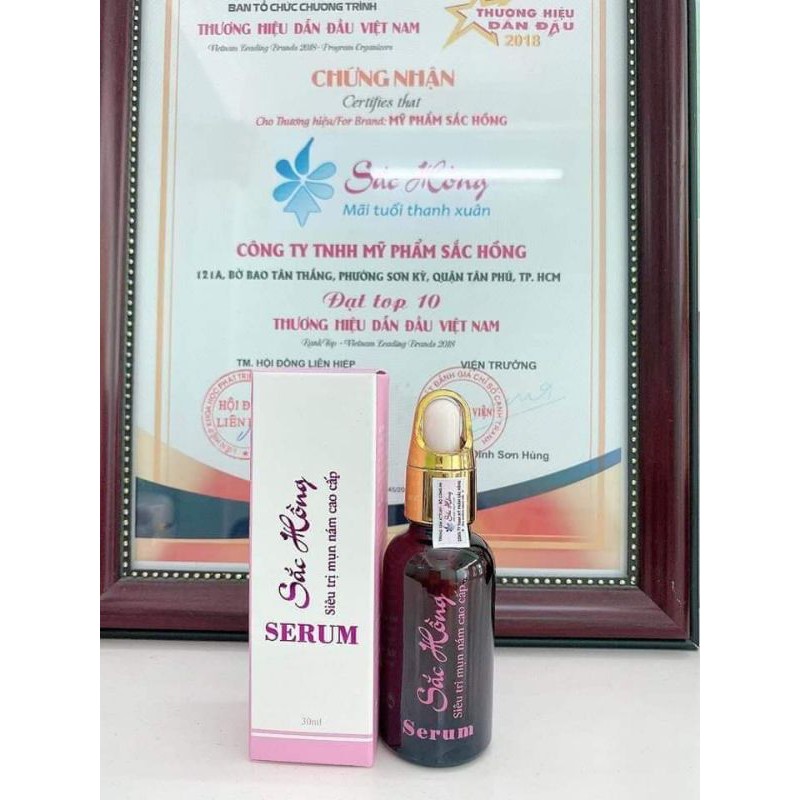 Serum Sắc Hồng cao cấp ngừa mụn - mờ nám 30ml | BigBuy360 - bigbuy360.vn
