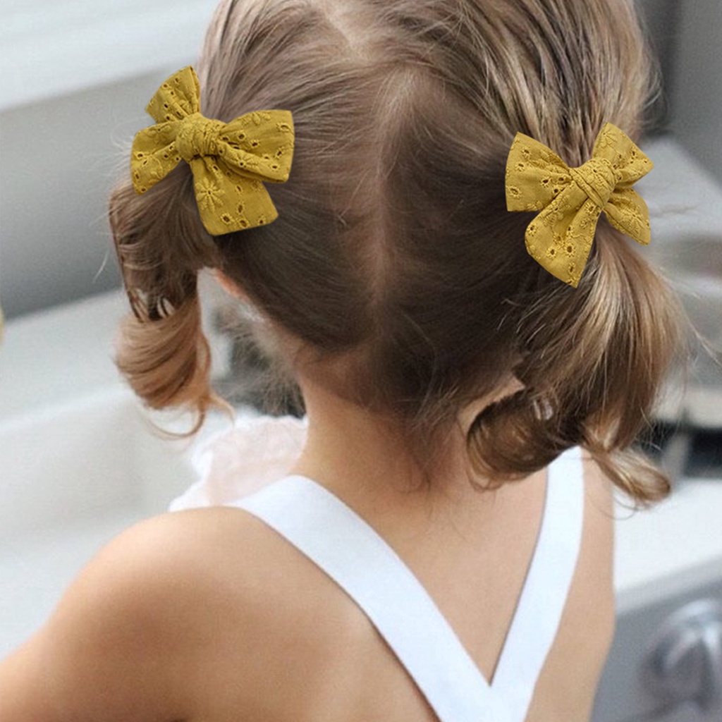 Set 2 kẹp tóc hình nơ KIDSBOWS xinh xắn dễ thương cho nữ
