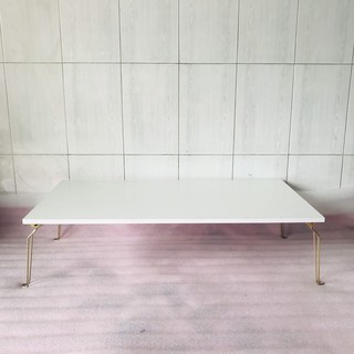 Bàn xếp sinh viên [R50*D100*C30cm], mặt gỗ MDF TRẮNG nhập khẩu cao cấp, chân sắt chắc chắn