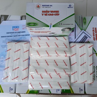 50 cái khẩu trang y tế 4 lớp Khánh An mẫu mới kháng khuẩn cao cấp