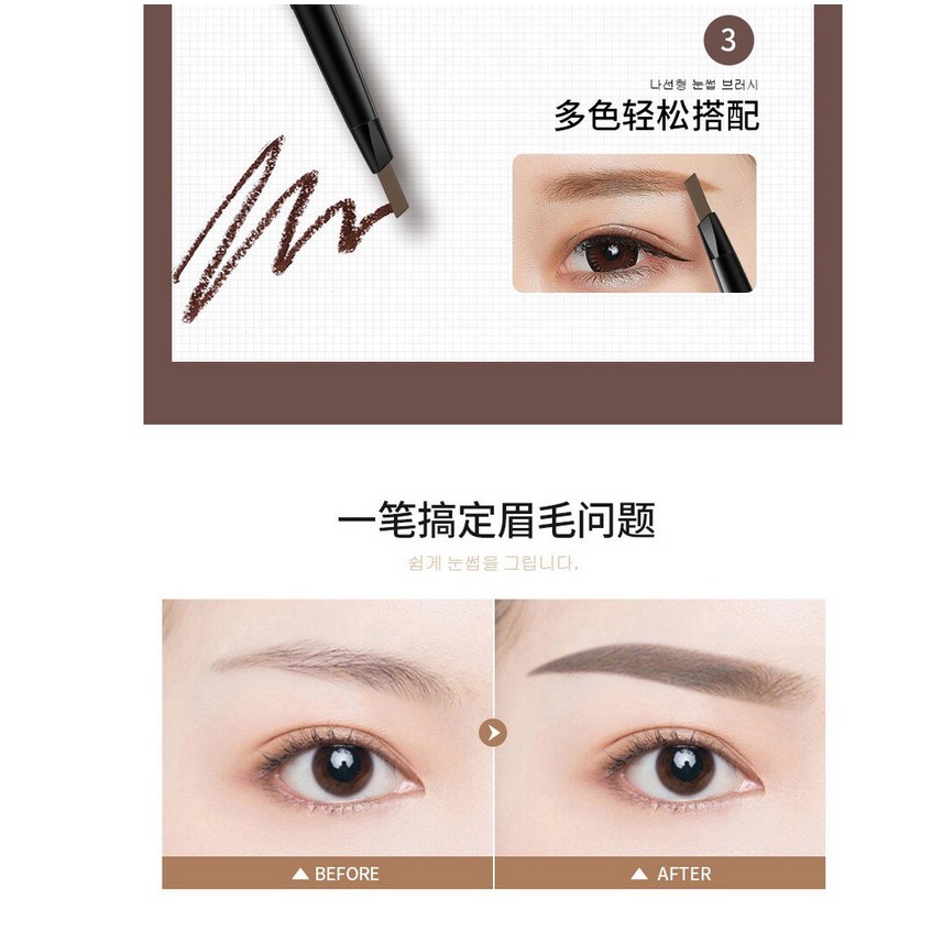 Chì kẻ mày 2 đầu Lameila Double Effect Eyebrow pencil