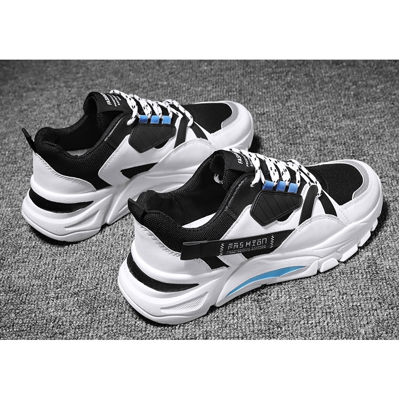 (FREÉHIP-FULLBOX)Giày Thể Thao Nam sneakers chất liệu thoáng khí cực ngầu k219 cao 5cm