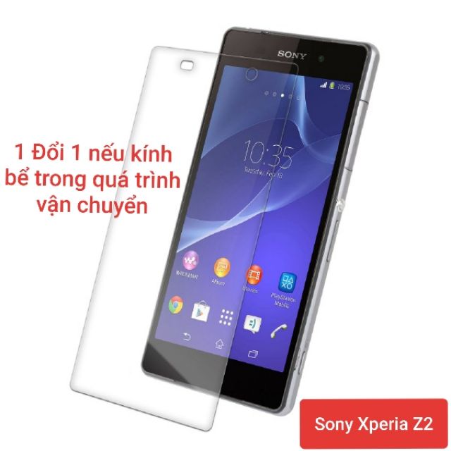 Cường lực Sony Z2 phụ kiện đầy đủ