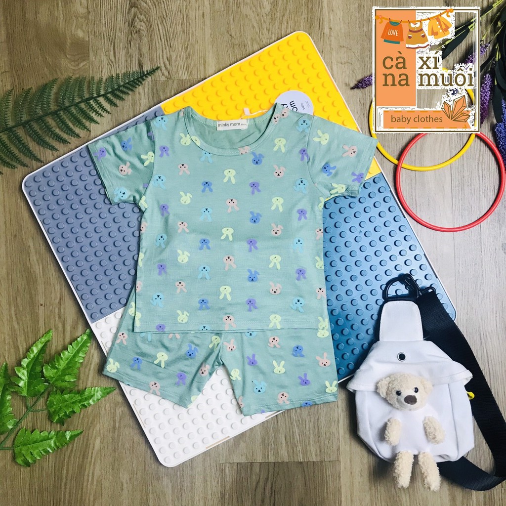 Bộ Minky_Mom thun lạnh FREESHIP Ngắn Tay SP cao cấp cho bé trai, gái