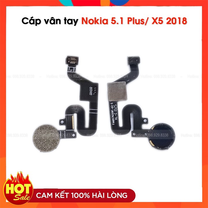 Cáp Vân Tay Nokia 5.1 Plus+ / X5 2018 Zin Bóc Máy