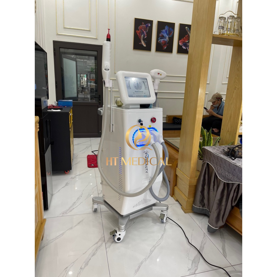 Máy Triệt Lông Diode Laser 808 2in1 Xóa Xăm 2021 / Bảo hành 12 tháng