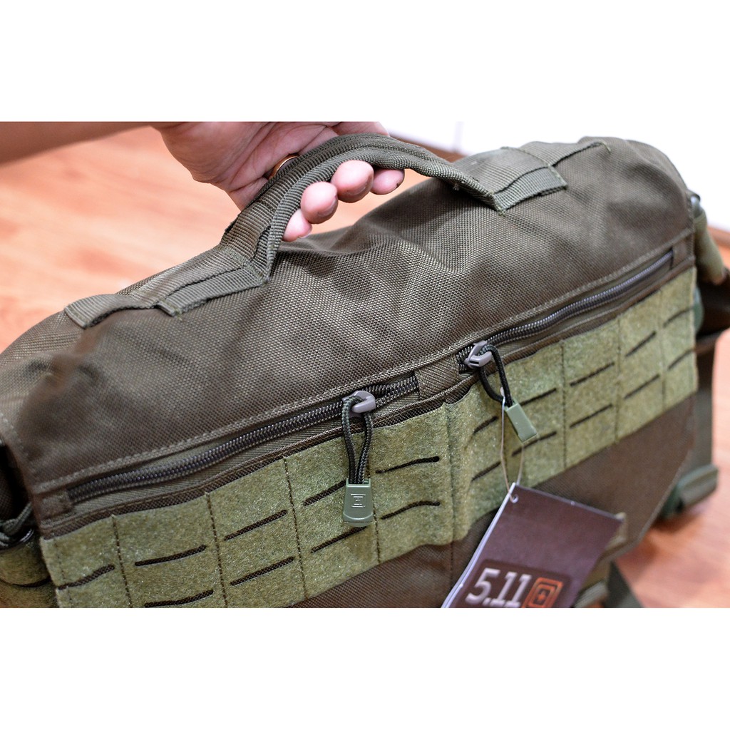 Cặp đeo chéo thời trang chiến thuật Tactical 511 Rush Delivery Messenger Mike màu xanh