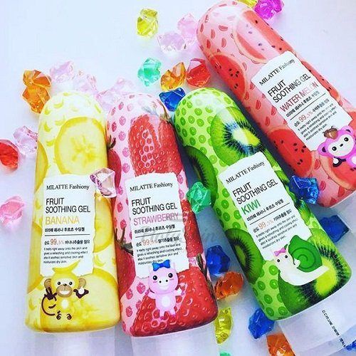 Gel dưỡng ẩm cho da chiết xuất trái cây Milatte Fashiony Fruit Soothing Gel