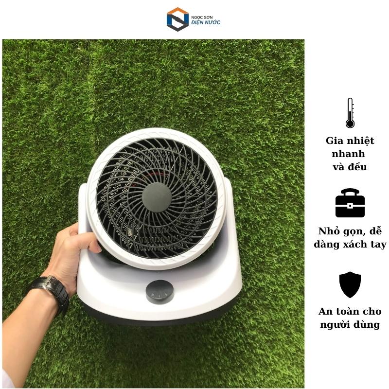 Quạt Sưởi Ấm Mini Máy Sưởi Ấm Để Bàn Công Suất Lớn
