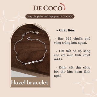 Vòng tay bạc nữ DECOCO ACC ACC Hazel DECOCO ACC ACCESSORIES