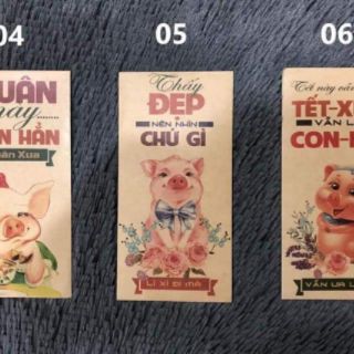 Sỉ 500 lì xì kèm bao đựng