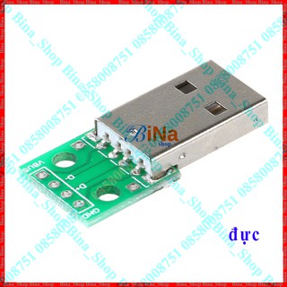 Bo chuyển USB đực/cái 4P DIP