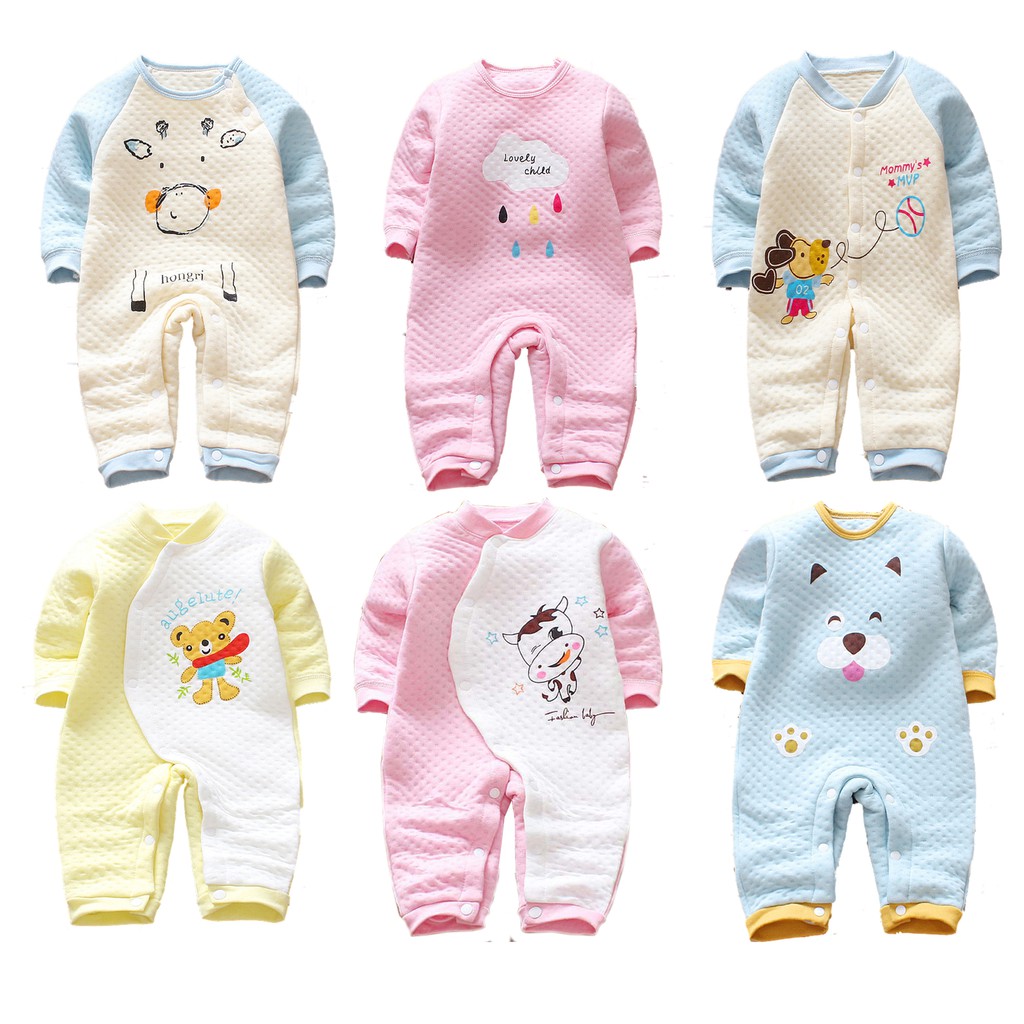 Body Trần Bông 3 lớp Xuất Nhật Cao Cấp Cho Bé Trai/Bé Gái SLTB01