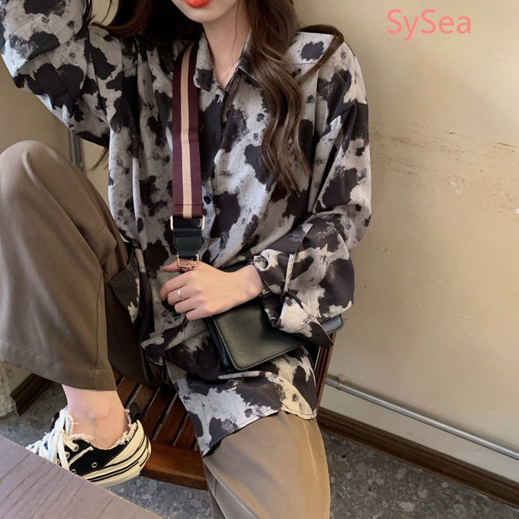 Áo Sơ Mi Chiffon Tay Dài Dáng Rộng Thời Trang Mùa Hè Cho Nữ