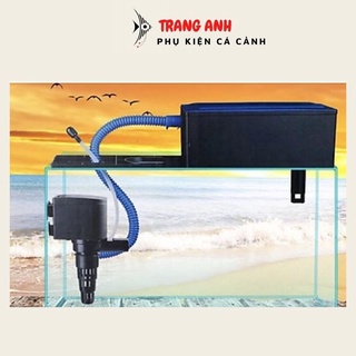 Máy lọc nước bể cá, lọc máng RS 188 đa năng (bơm + lọc nước + thổi khí tạo oxy + tạo luồng) hàng chính hãng